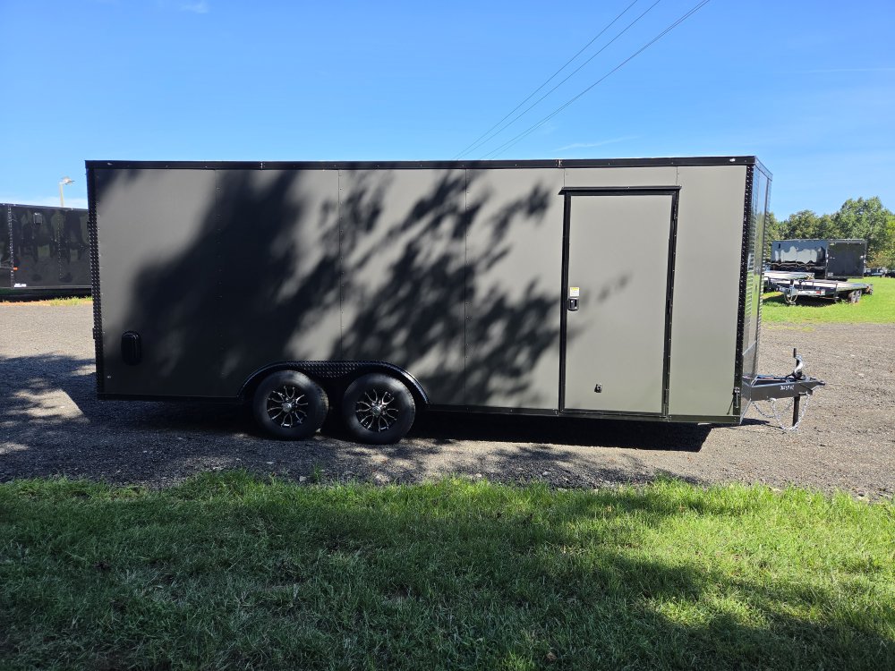 2027 Rock Solid Cargo 8.5x20 10k Enclosed w/ Blackout Special Package, 7' Interior Height, Semi-Scre