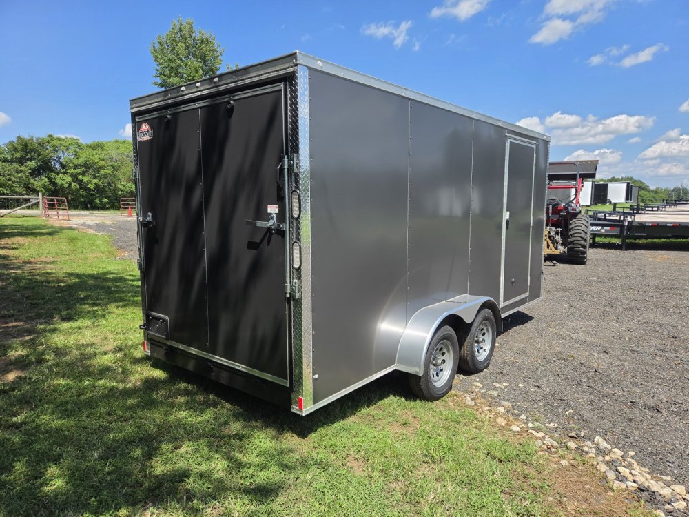 2027 Rock Solid Cargo 7x16 7k Enclosed w/ 7' Interior, Polycore (.080) Metal Upgrade and Semi-Screwl