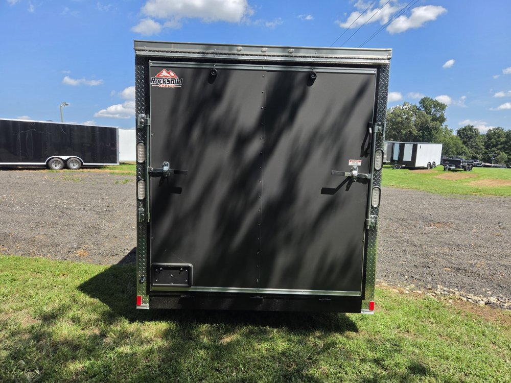 2027 Rock Solid Cargo 7x16 7k Enclosed w/ 7' Interior, Polycore (.080) Metal Upgrade and Semi-Screwl