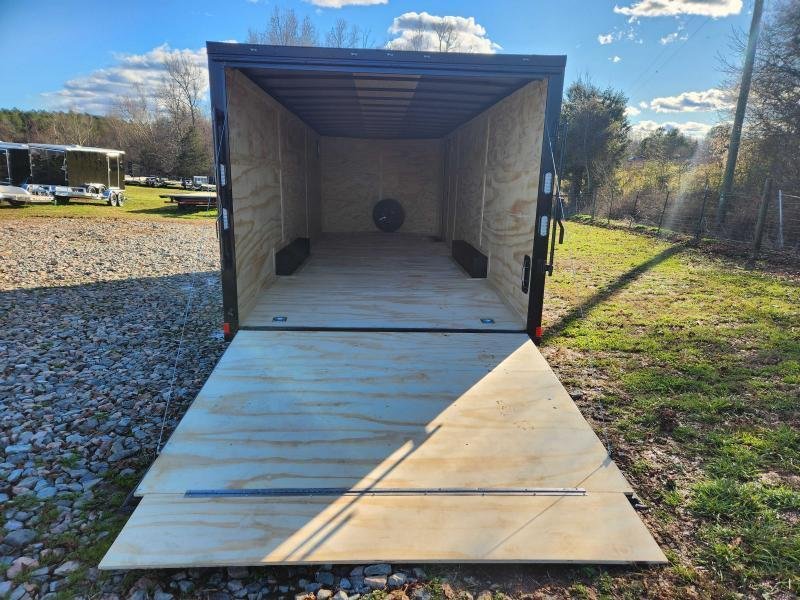 2025 Rock Solid Cargo 8.5x24 10k Enclosed w/ Blackout Special and Extended Tongue