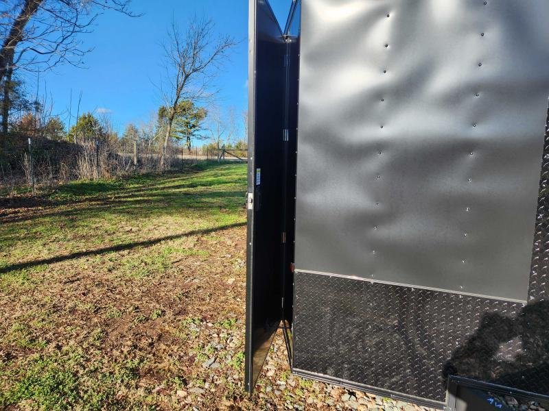 2025 Rock Solid Cargo 8.5x24 10k Enclosed w/ Blackout Special and Extended Tongue