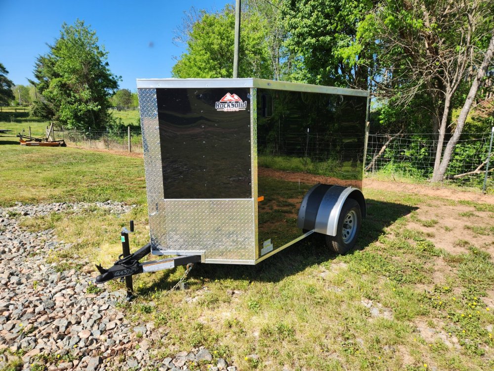 2026 Rock Solid Cargo 5x8 Single Axle Enclosed