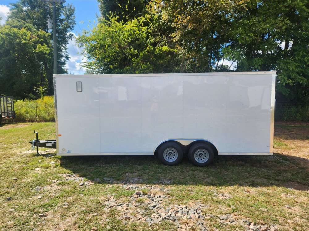 2026 Rock Solid Cargo 8.5x20 10k Enclosed w/ Polycore Metal Upgrade, 7' Interior and Side Vents
