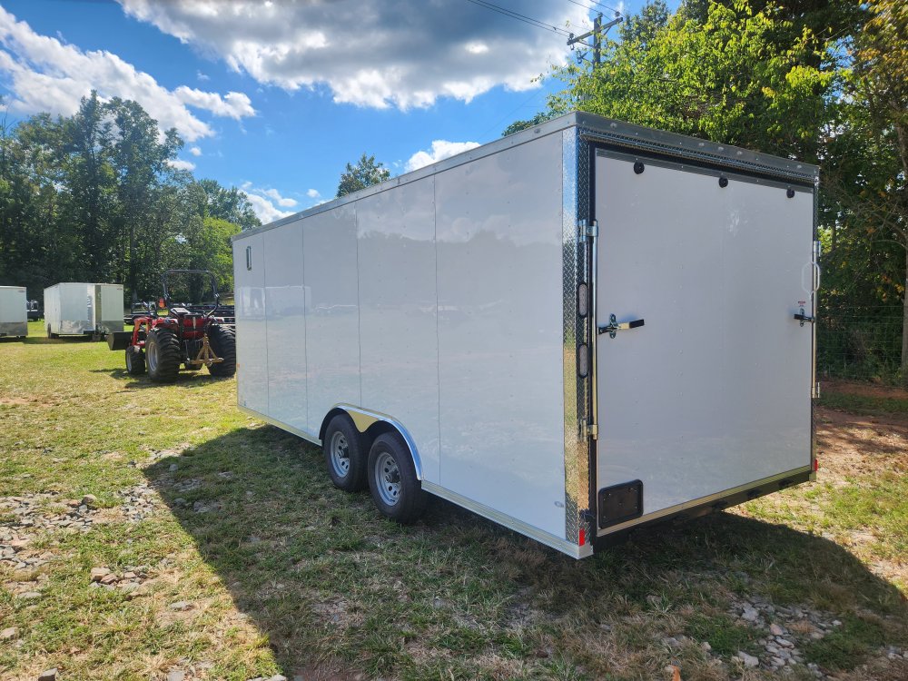 2026 Rock Solid Cargo 8.5x20 10k Enclosed w/ Polycore Metal Upgrade, 7' Interior and Side Vents