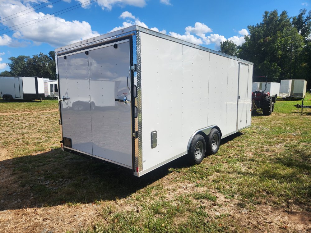 2026 Rock Solid Cargo 8.5x20 10k Enclosed w/ Polycore Metal Upgrade, 7' Interior and Side Vents