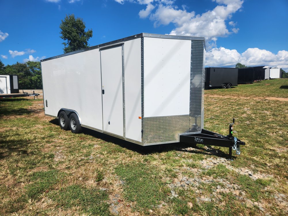 2026 Rock Solid Cargo 8.5x20 10k Enclosed w/ Polycore Metal Upgrade, 7' Interior and Side Vents