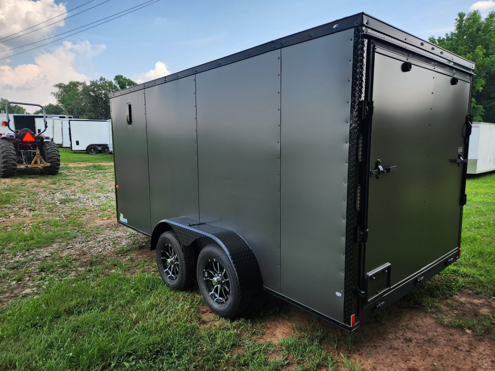 2025 Rock Solid Cargo 7x14 7k Enclosed w/ Blackout Special Package, Polycore (.080) Upgrade and Semi