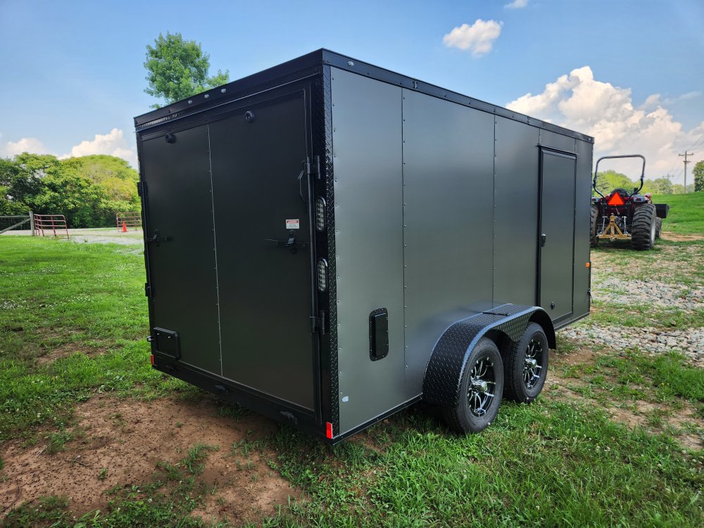 2025 Rock Solid Cargo 7x14 7k Enclosed w/ Blackout Special Package, Polycore (.080) Upgrade and Semi