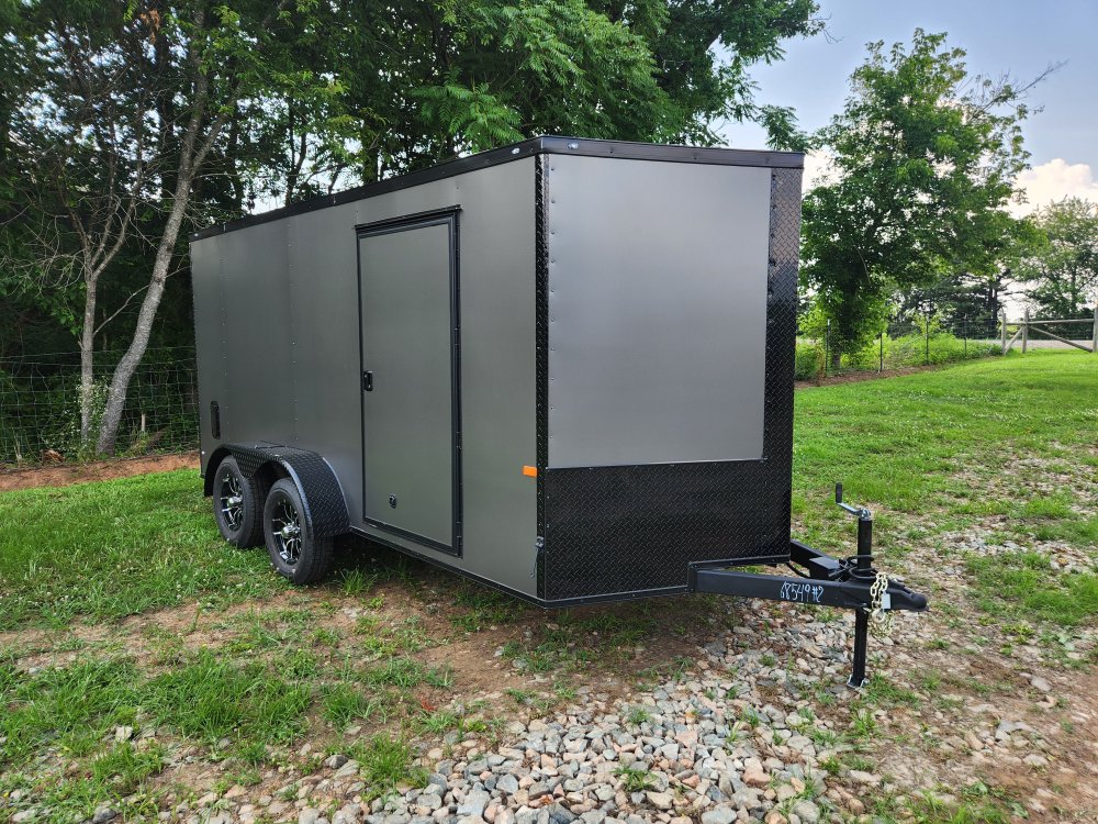 2025 Rock Solid Cargo 7x14 7k Enclosed w/ Blackout Special Package, Polycore (.080) Upgrade and Semi