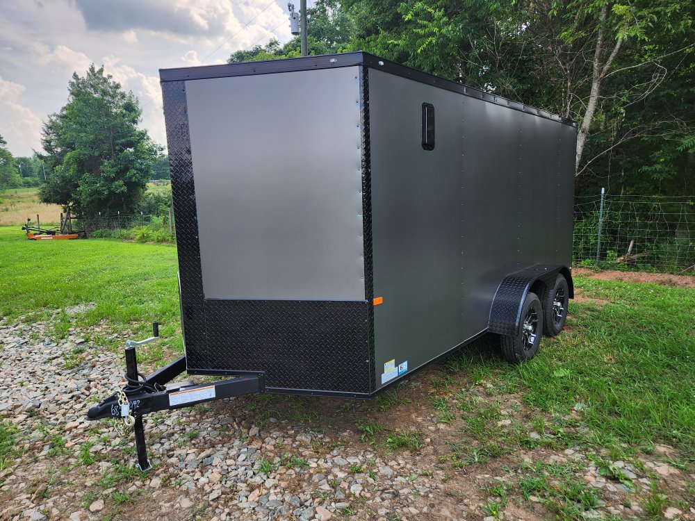 2025 Rock Solid Cargo 7x14 7k Enclosed w/ Blackout Special Package, Polycore (.080) Upgrade and Semi