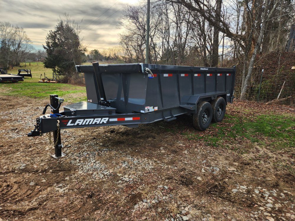 2026 Lamar 7x14 14k Telescopic Dump w/ 36" Sides