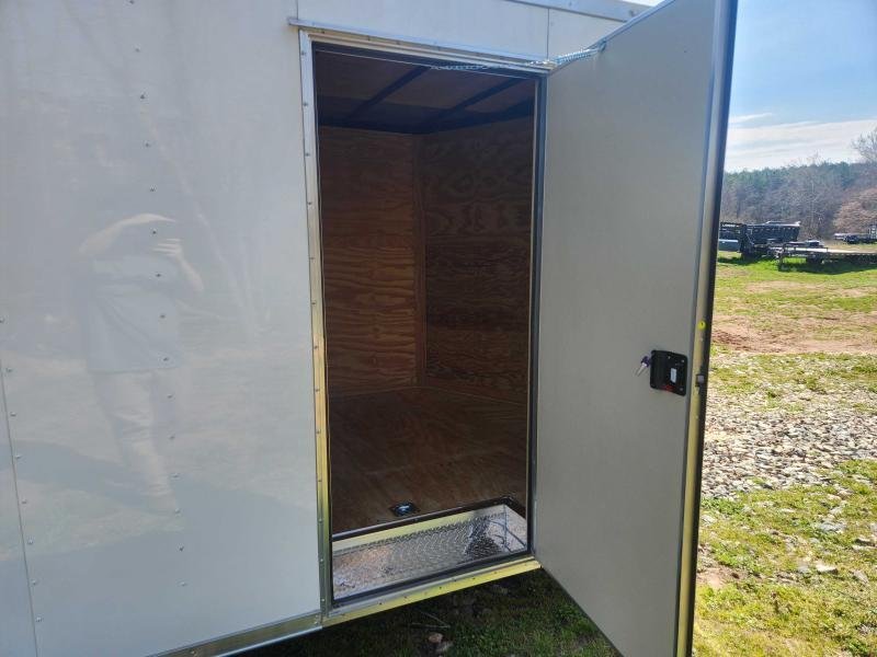 2025 Rock Solid Cargo 8.5x24 10k Enclosed w/ 7' Interior, Polycore Metal and Extended Tongue
