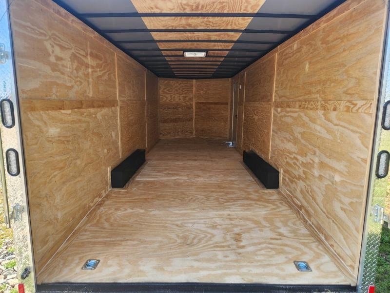 2025 Rock Solid Cargo 8.5x24 10k Enclosed w/ 7' Interior, Polycore Metal and Extended Tongue