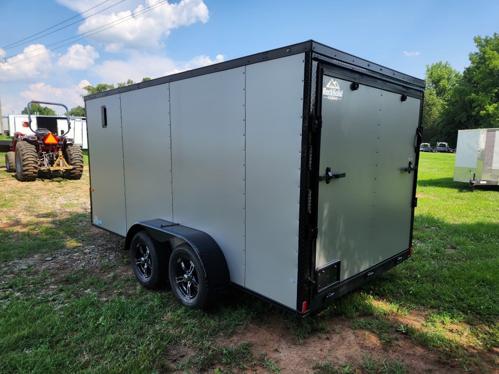 2025 Rock Solid Cargo 7x14 7k Enclosed w/ Blackout Special Package, Polycore (.080) Upgrade and Semi