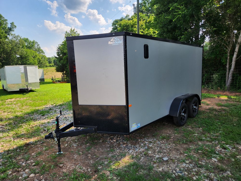 2025 Rock Solid Cargo 7x14 7k Enclosed w/ Blackout Special Package, Polycore (.080) Upgrade and Semi