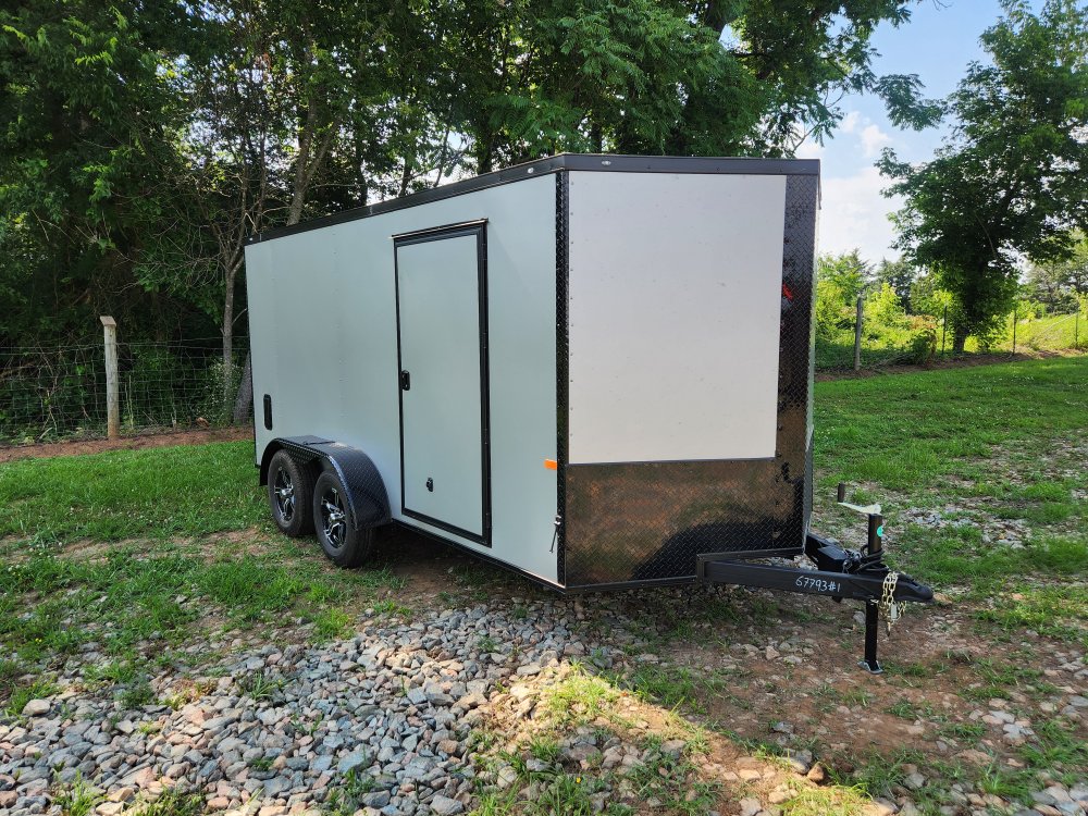 2025 Rock Solid Cargo 7x14 7k Enclosed w/ Blackout Special Package, Polycore (.080) Upgrade and Semi