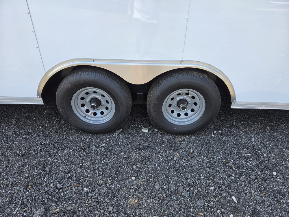 2026 Rock Solid Cargo 8.5x24 10k Enclosed w/ 7' Interior, Semi-Screwless Upgrade, Polycore Metal Upg