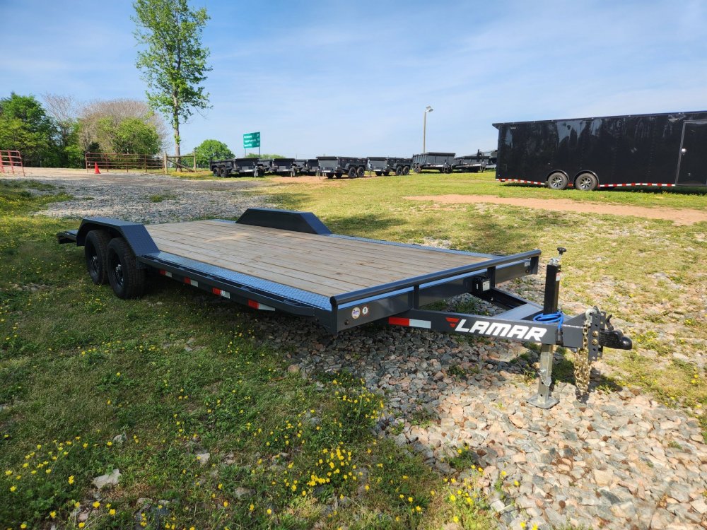 2026 Lamar Trailers 102X22 10K Car Hauler w/ Drive-Over Fenders