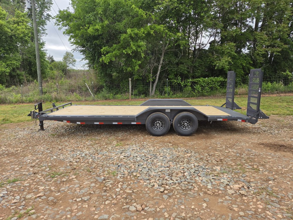2026 Lamar 102x22 14k Equipment Hauler w/ Stand-Up Ramps