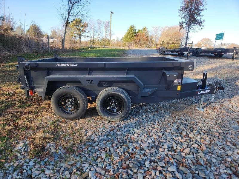 2027 Lamar 5X10 7K Mini Dump W/ Spreader Gate and 18" Sides
