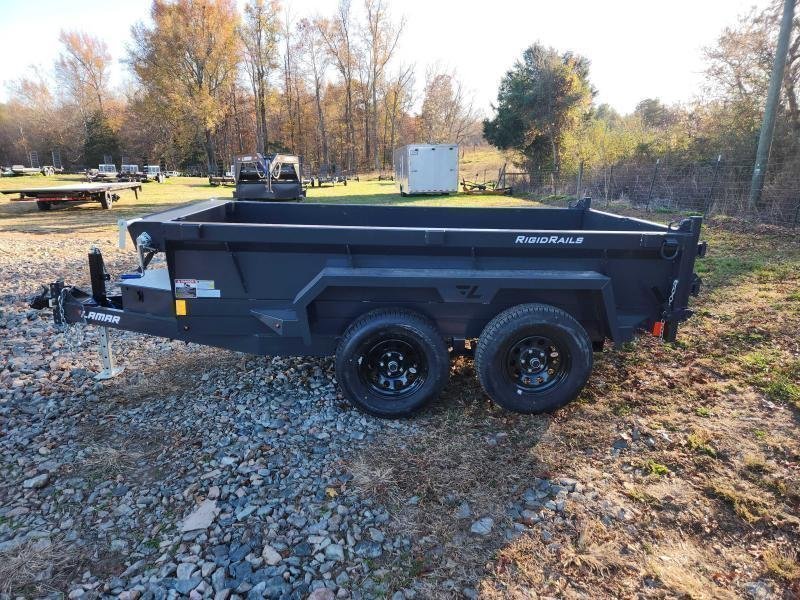 2027 Lamar 5X10 7K Mini Dump W/ Spreader Gate and 18" Sides