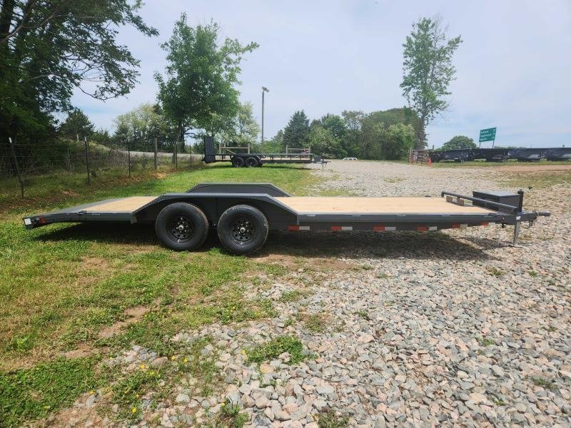 2026 Lamar Trailers 102X22 10K Car Hauler w/ Drive-Over Fenders, Toolbox, Winch Plate and Rear Suppo