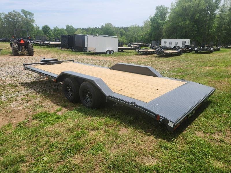 2026 Lamar Trailers 102X22 10K Car Hauler w/ Drive-Over Fenders, Toolbox, Winch Plate and Rear Suppo