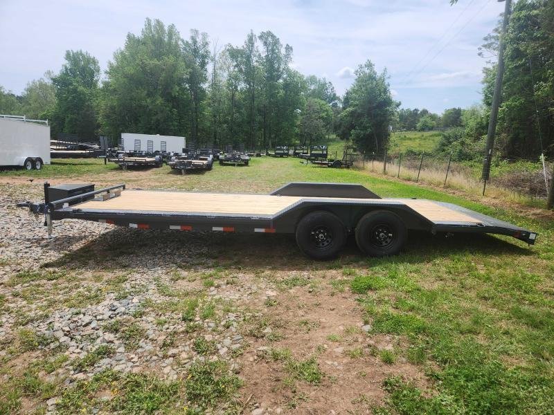 2026 Lamar Trailers 102X22 10K Car Hauler w/ Drive-Over Fenders, Toolbox, Winch Plate and Rear Suppo