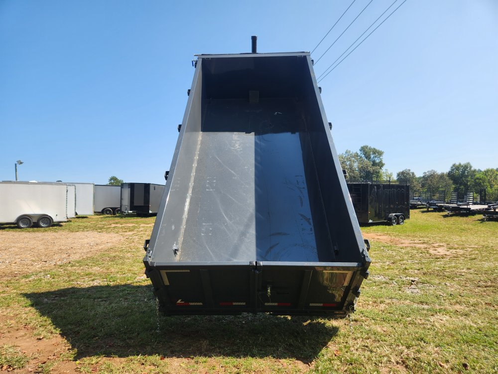 2026 Lamar Trailers 7x16 21k Gooseneck Telescopic Dump w/ 14 Ply Tires, Wireless Remote, 2 Batteries