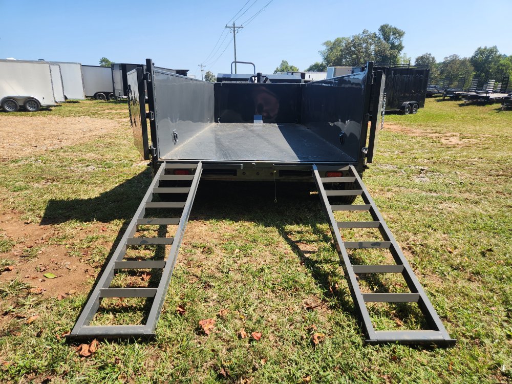 2026 Lamar Trailers 7x16 21k Gooseneck Telescopic Dump w/ 14 Ply Tires, Wireless Remote, 2 Batteries