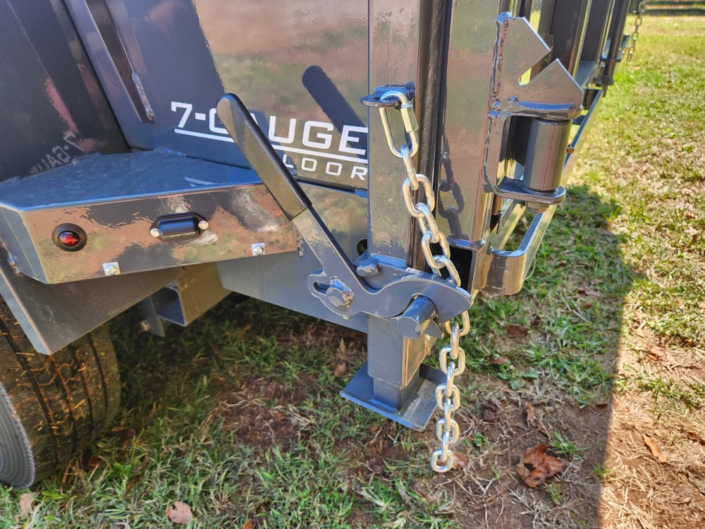 2026 Lamar Trailers 7x16 21k Gooseneck Telescopic Dump w/ 14 Ply Tires, Wireless Remote, 2 Batteries