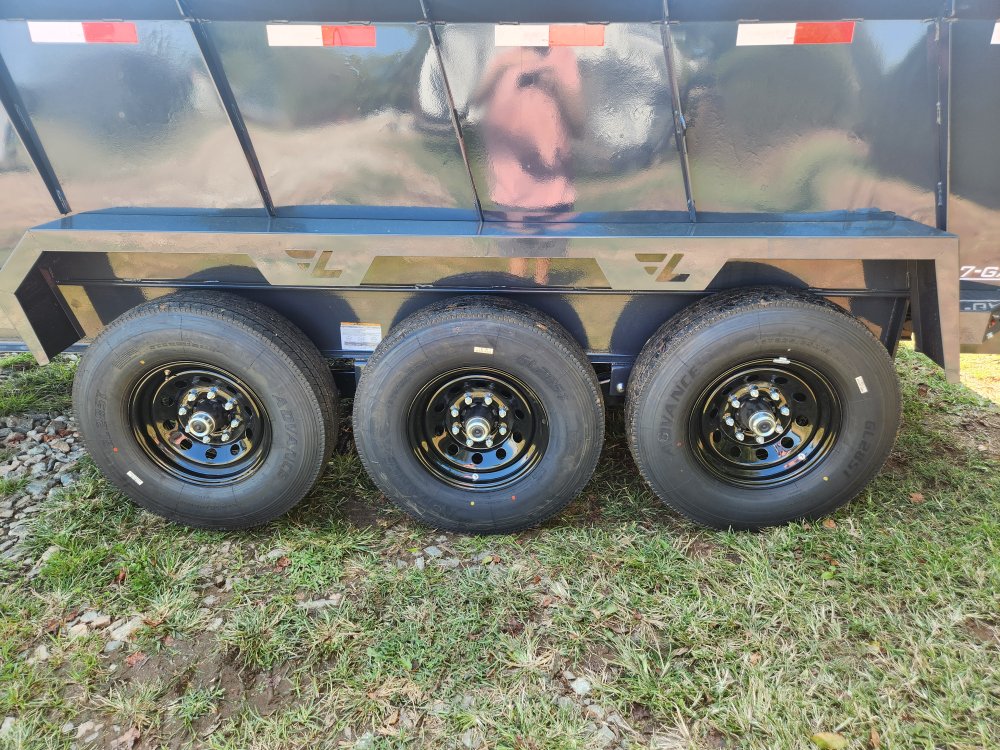 2026 Lamar Trailers 7x16 21k Gooseneck Telescopic Dump w/ 14 Ply Tires, Wireless Remote, 2 Batteries