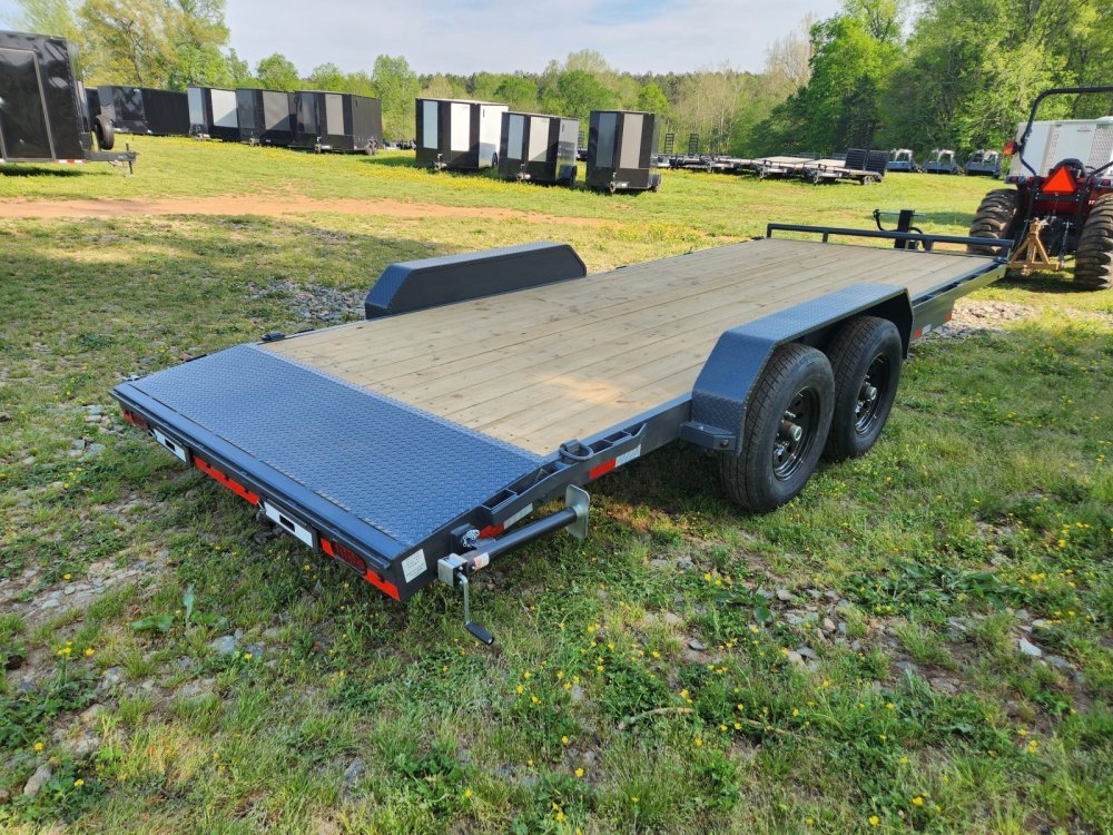 2027 Lamar 83x20 14k Equipment Hauler w/ Slide-In Ramps and Rear Support Jacks