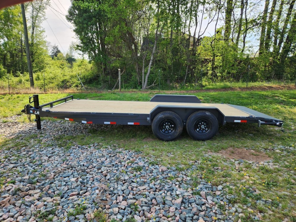 2027 Lamar 83x20 14k Equipment Hauler w/ Slide-In Ramps and Rear Support Jacks