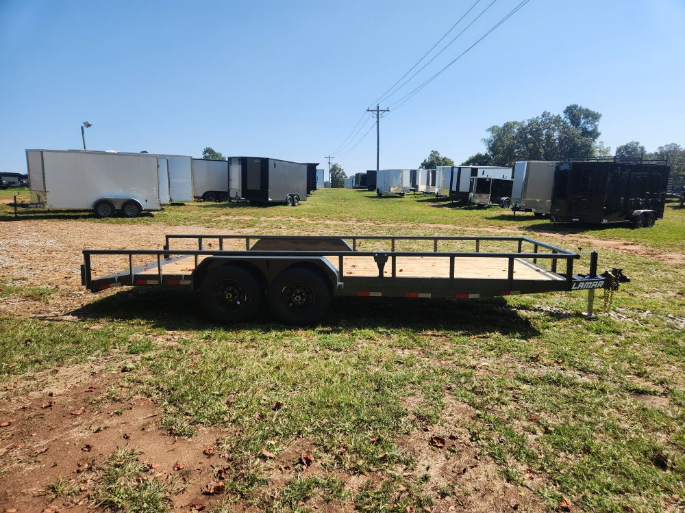 2026 Lamar 83x20 10k Utility w/ Slide-In Ramps