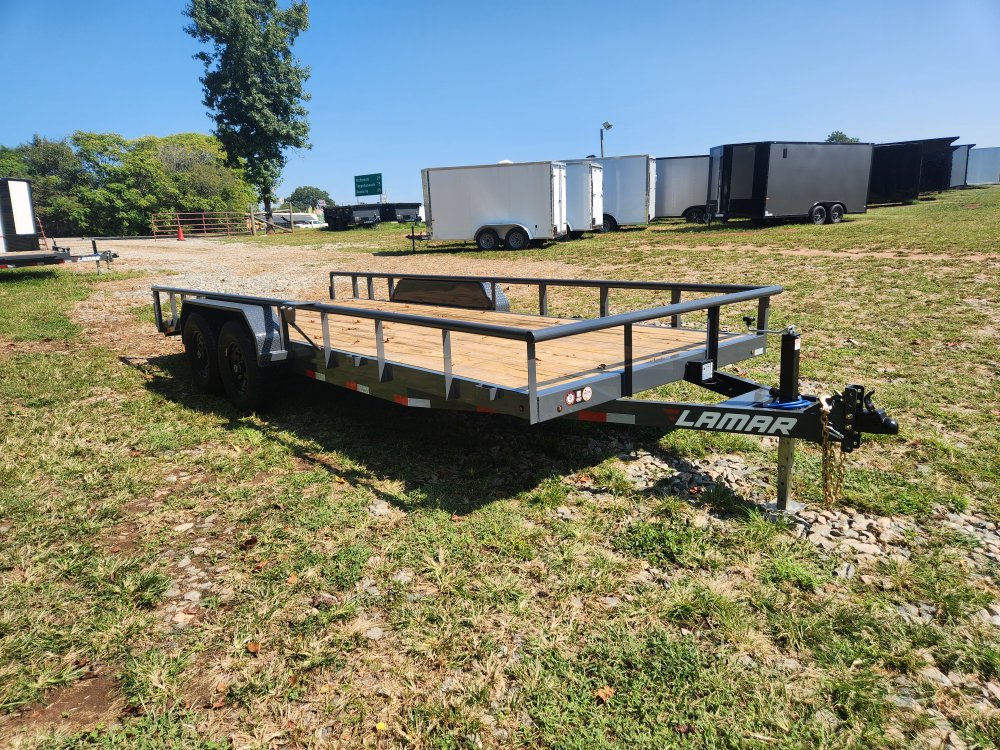 2026 Lamar 83x20 10k Utility w/ Slide-In Ramps