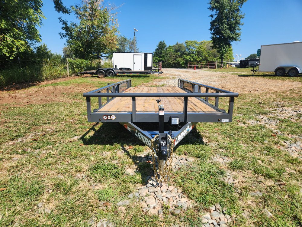 2026 Lamar 83x20 10k Utility w/ Slide-In Ramps