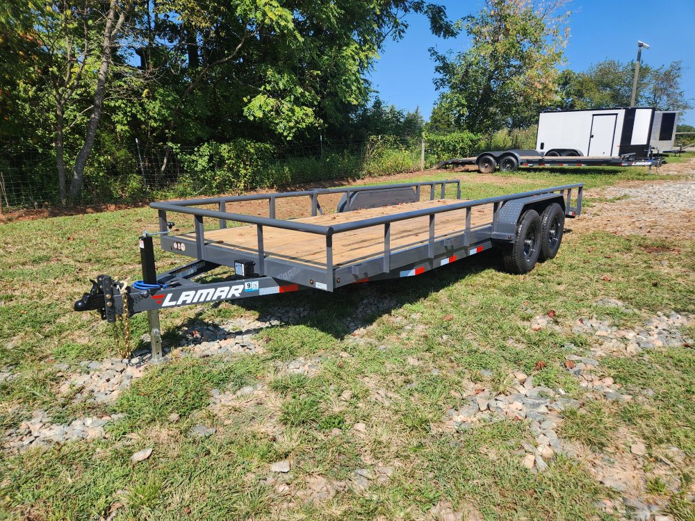 2026 Lamar 83x20 10k Utility w/ Slide-In Ramps