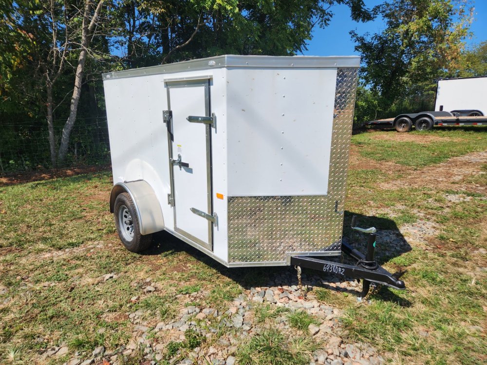 2026 Rock Solid Cargo 5x8 Single Axle Enclosed w/ Side Vents