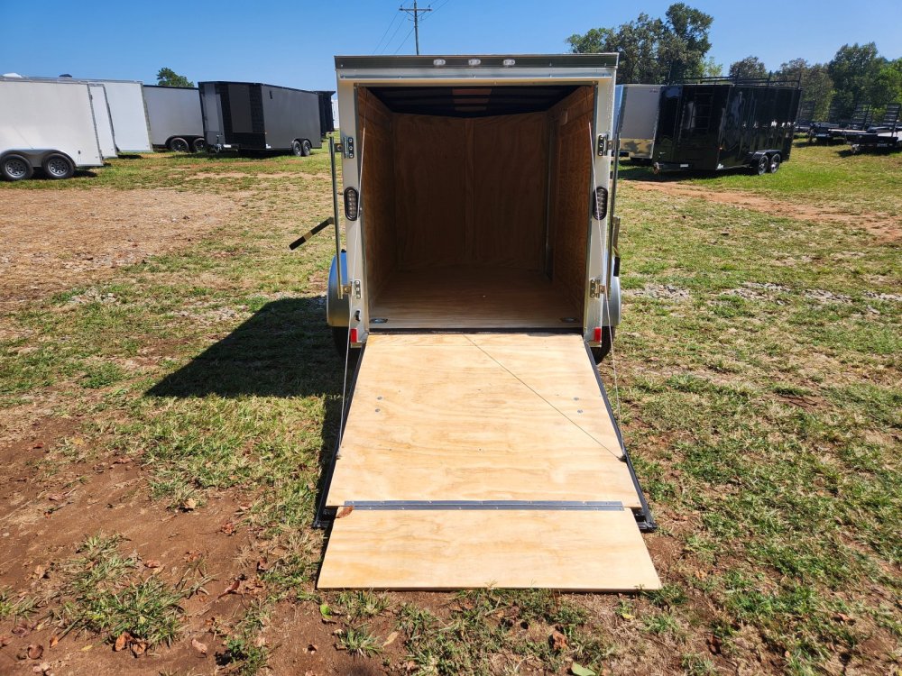 2026 Rock Solid Cargo 5x8 Single Axle Enclosed w/ Side Vents