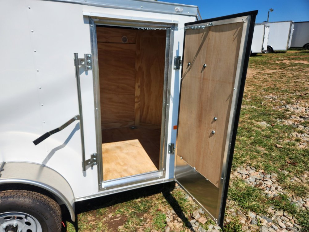 2026 Rock Solid Cargo 5x8 Single Axle Enclosed w/ Side Vents