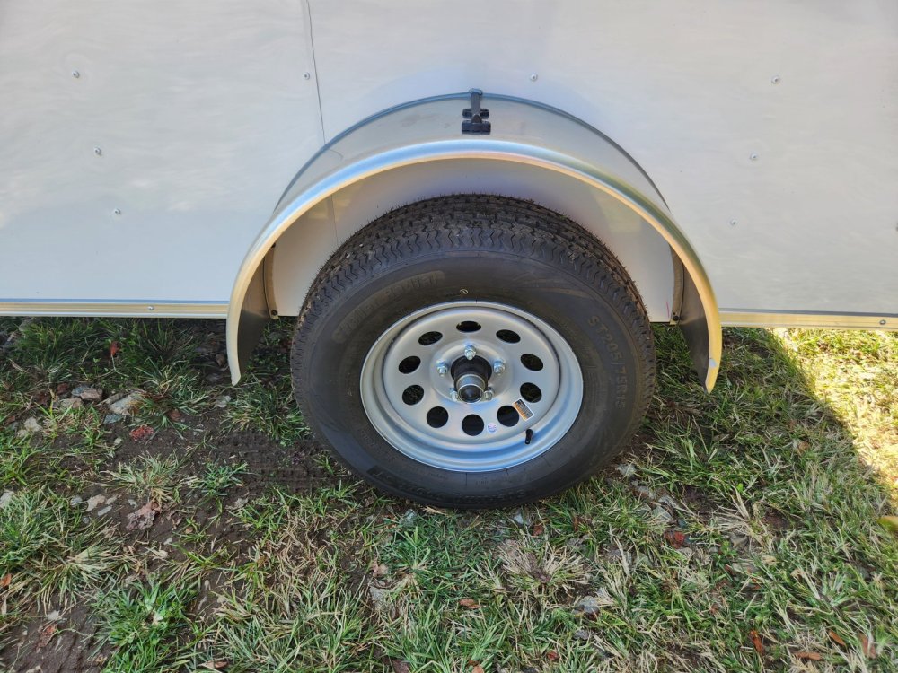 2026 Rock Solid Cargo 5x8 Single Axle Enclosed w/ Side Vents