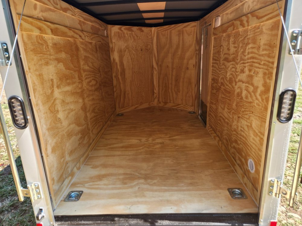 2026 Rock Solid Cargo 5x8 Single Axle Enclosed w/ Side Vents