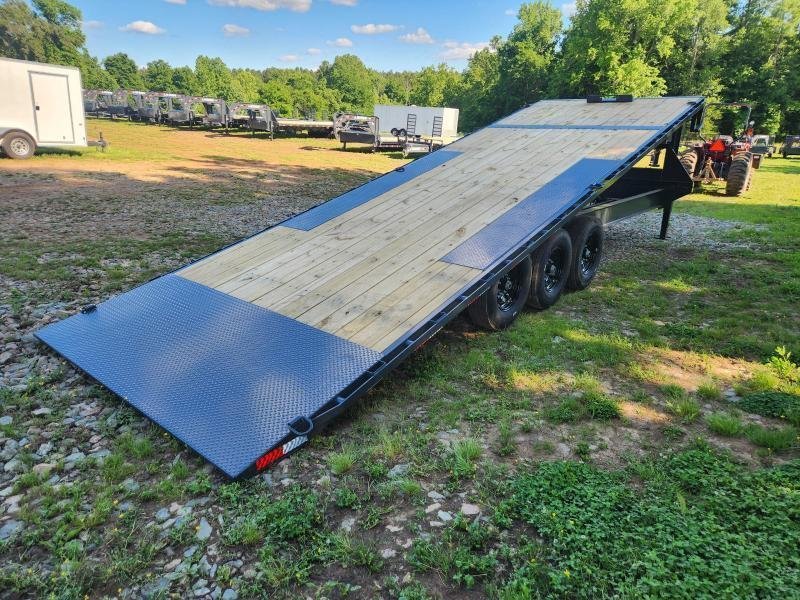 2026 Lamar Trailers 102x26 21k Gooseneck Deckover Tilt w/ Side-Mount Toolbox, Upgraded Tires, 6 D Ri