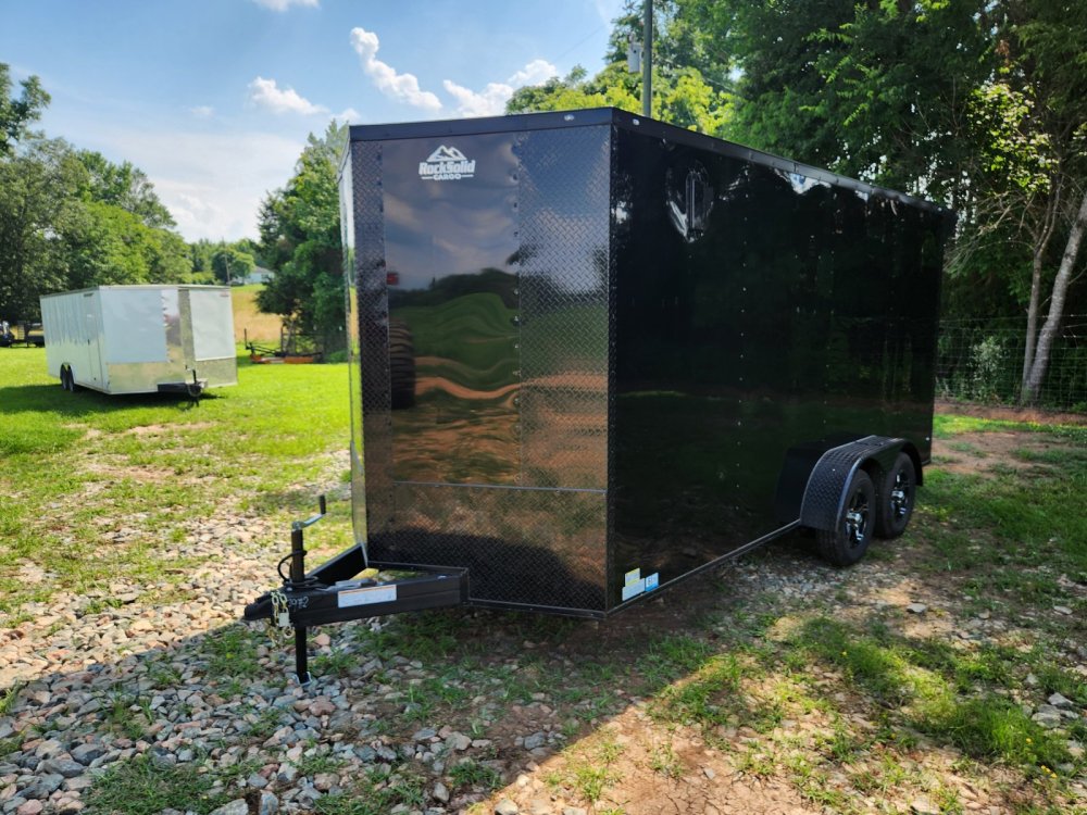 2026 Rock Solid Cargo 7x16 7k Enclosed w/ Blackout Special Package, (.080) Polycore Metal Upgrade, S