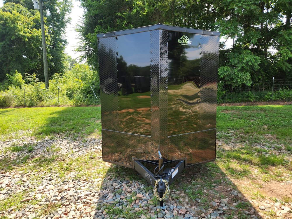 2026 Rock Solid Cargo 7x16 7k Enclosed w/ Blackout Special Package, (.080) Polycore Metal Upgrade, S