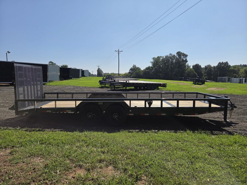 2027 Lamar 83x24 14k Utility w/ Tool Box, 5' HD Gate and Winch Plate