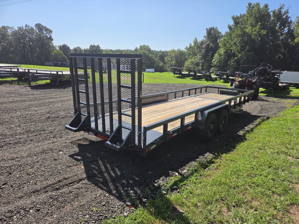 2027 Lamar 83x24 14k Utility w/ Tool Box, 5' HD Gate and Winch Plate