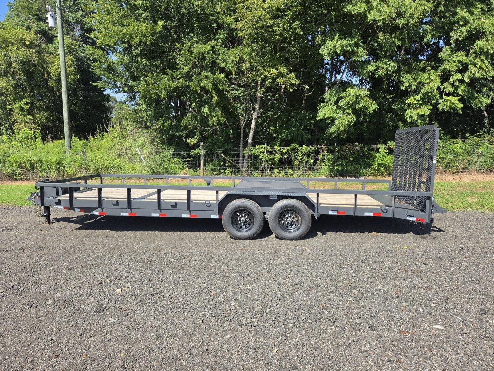 2027 Lamar 83x24 14k Utility w/ Tool Box, 5' HD Gate and Winch Plate