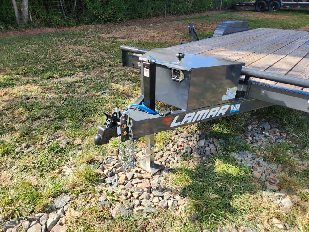 2025 Lamar Trailers 83x20 7k Car Hauler w/ Toolbox and Winch Plate